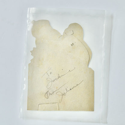 No Monkeying I'm Starving For You My Valentine Creepy Vintage Card