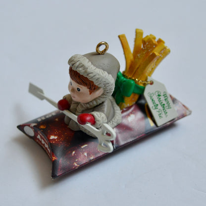 McDonald's Hot Apple Pie Christmas Ornament Vintage