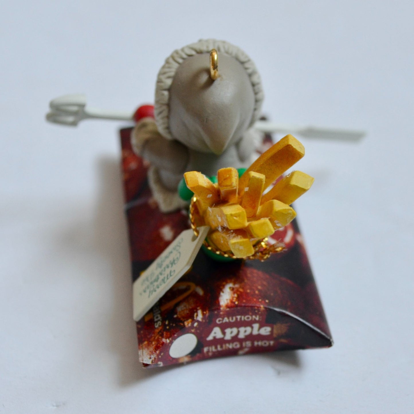McDonald's Hot Apple Pie Christmas Ornament Vintage