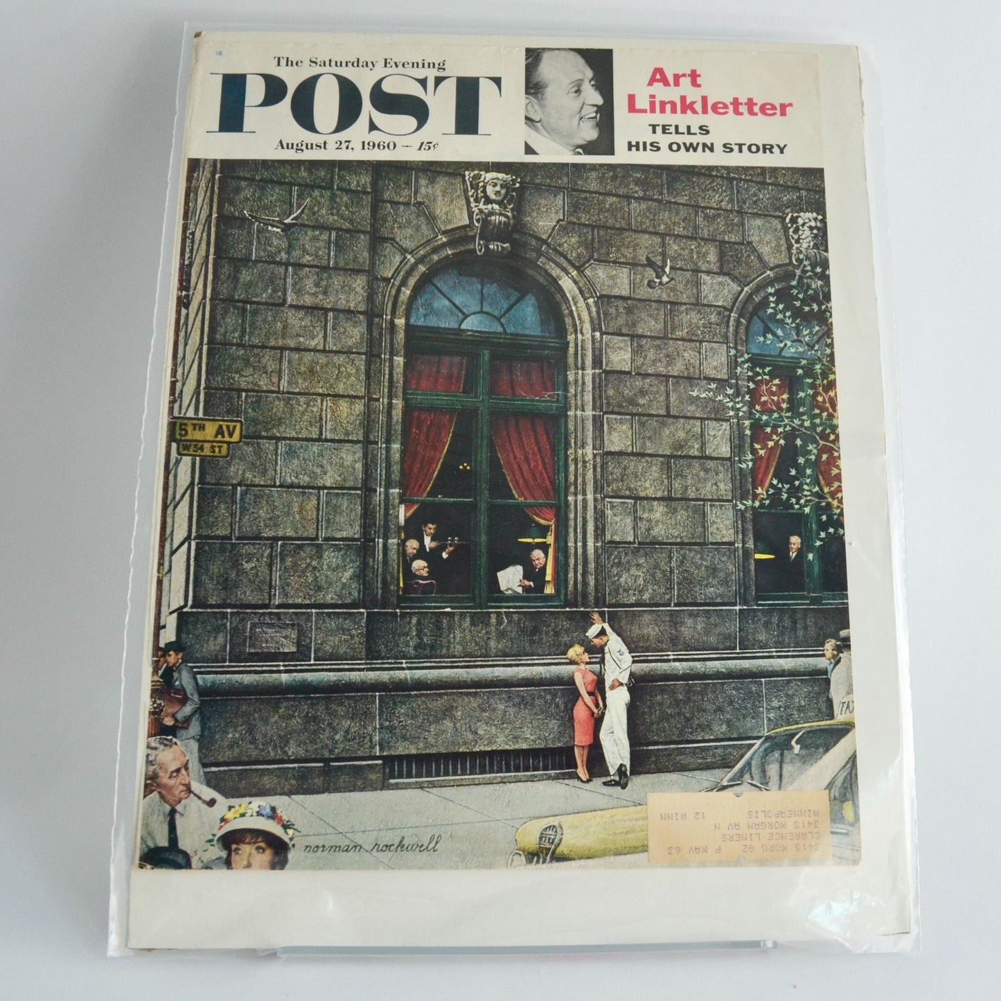 The Saturday Evening Post Magazine COVER August AUG 27 1960