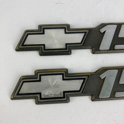 Pair Chevrolet Silverado 1500 Side Door Emblem Badges OEM Part # 15707431 Chevy