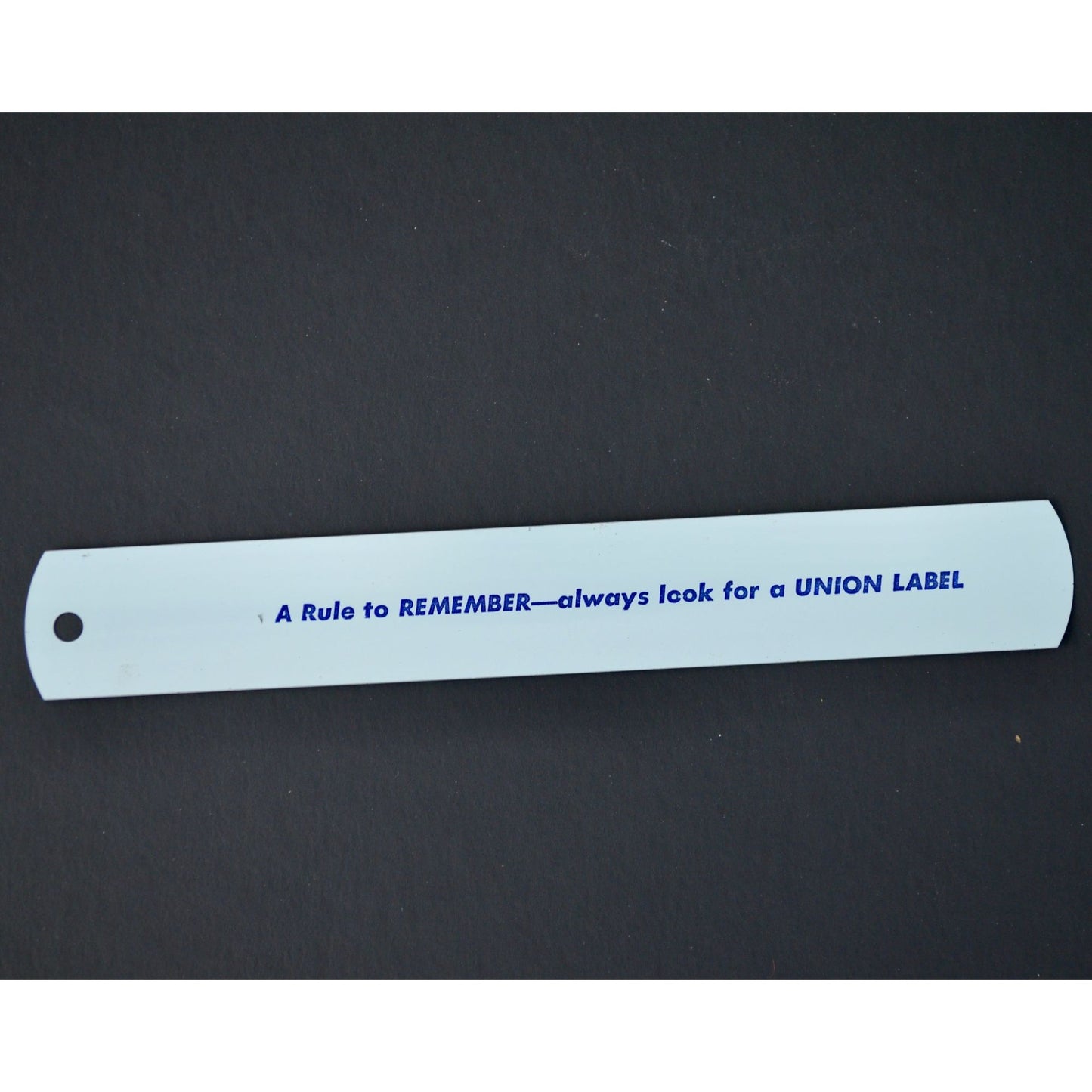 IBEW International Brotherhood of Electrical Workers Metal 6" Ruler Vintage