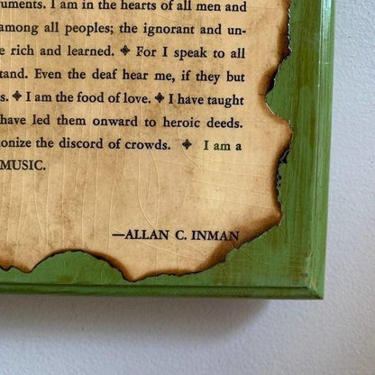 I am Music Vintage Wall Art