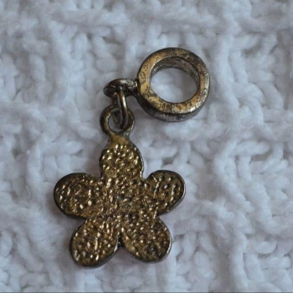 Creativity Beads Coral CZ Flower Charm Pendant
