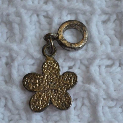 Creativity Beads Coral CZ Flower Charm Pendant