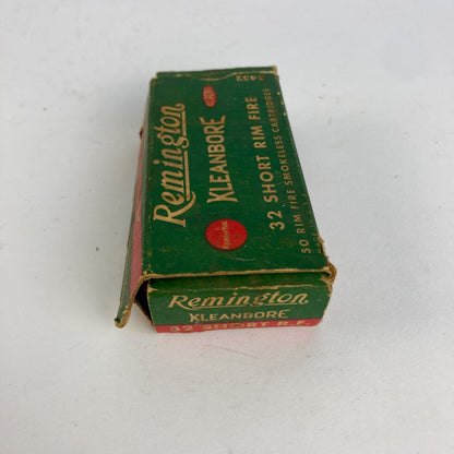 Vintage Remington Kleanbore 32 Short Rim Fire EMPTY BOX #8432