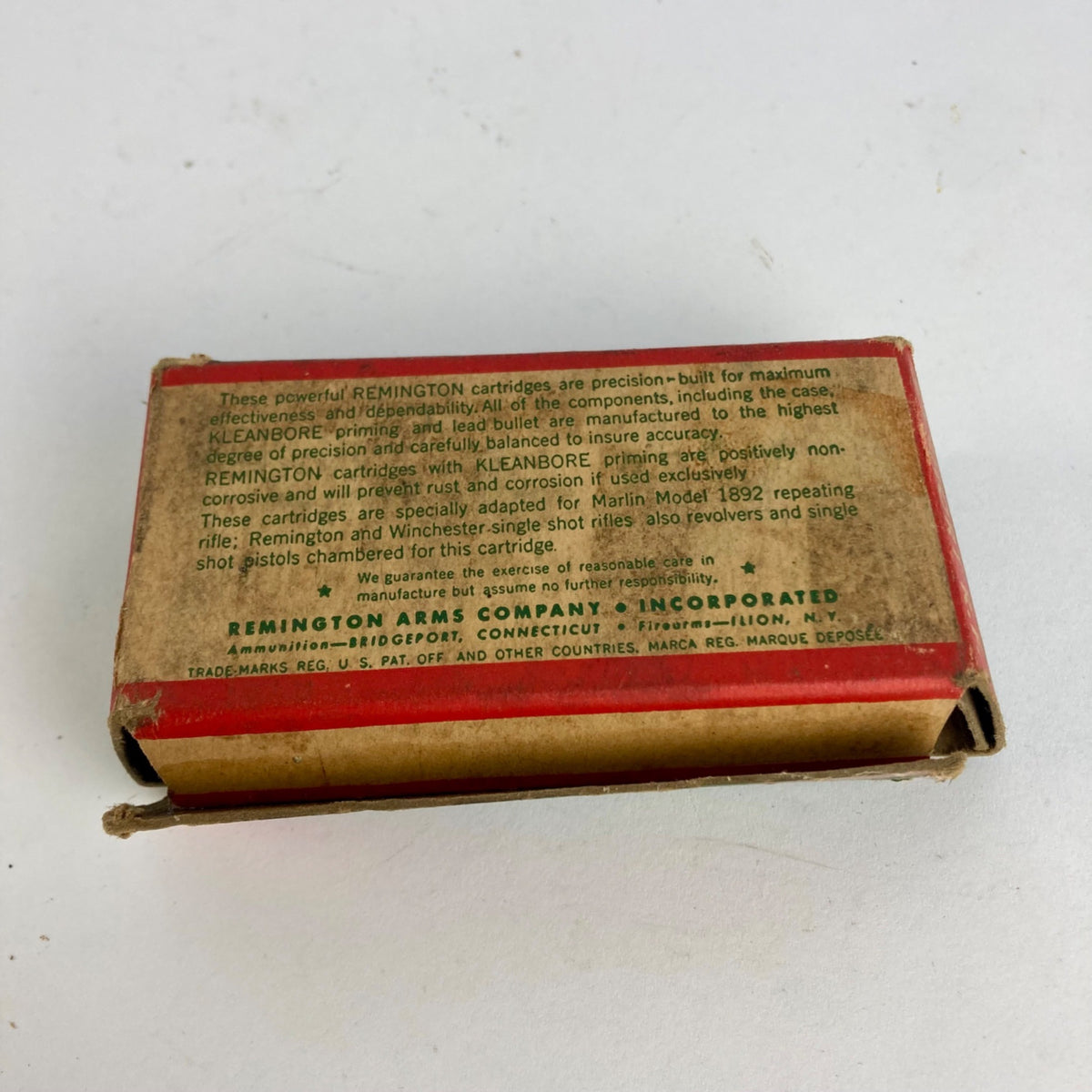Vintage Remington Kleanbore 32 Short Rim Fire EMPTY BOX #8432