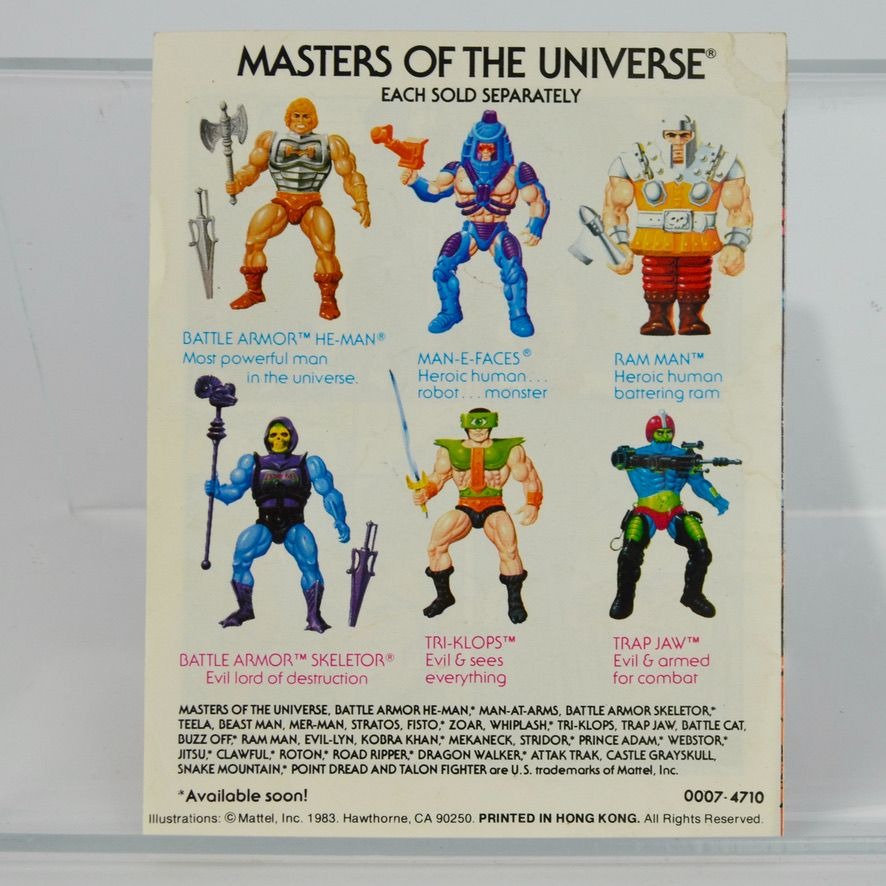 Masters Of The Universe Mini Comic He-Man Vs Geldor Secret Liquid Of Life 1983 Mattel Vintage