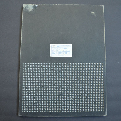 Vintage Large Punchboard Good Business 1500 Thick Mostly Unpunched