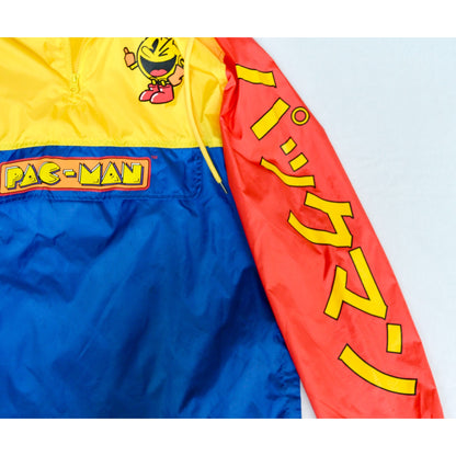 Pac-Man Men's Pullover Windbreaker Jacket Medium