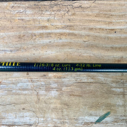 Vintage Fenwick Blackhawk BS-60-ML 6' Spinning Rod Fishing BROKEN TIP