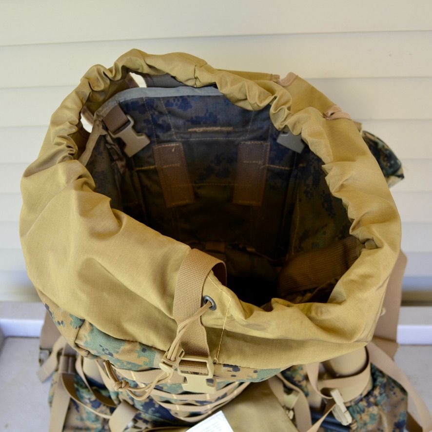USMC Gen II Main Pack ILBE Rucksack MARPAT Woodland Camo Generation 2 w/ Lid