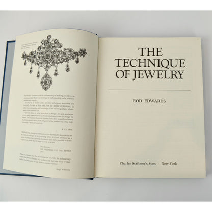 The Technique of Jewelry Rod Edwards 1977 Hardcover Book