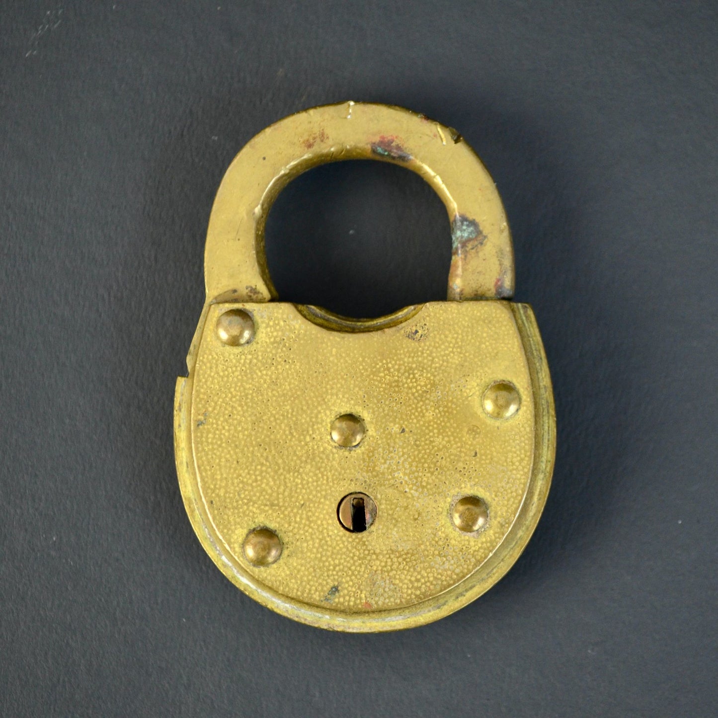 Vintage Simmons Brass Padlock Antique NO KEY