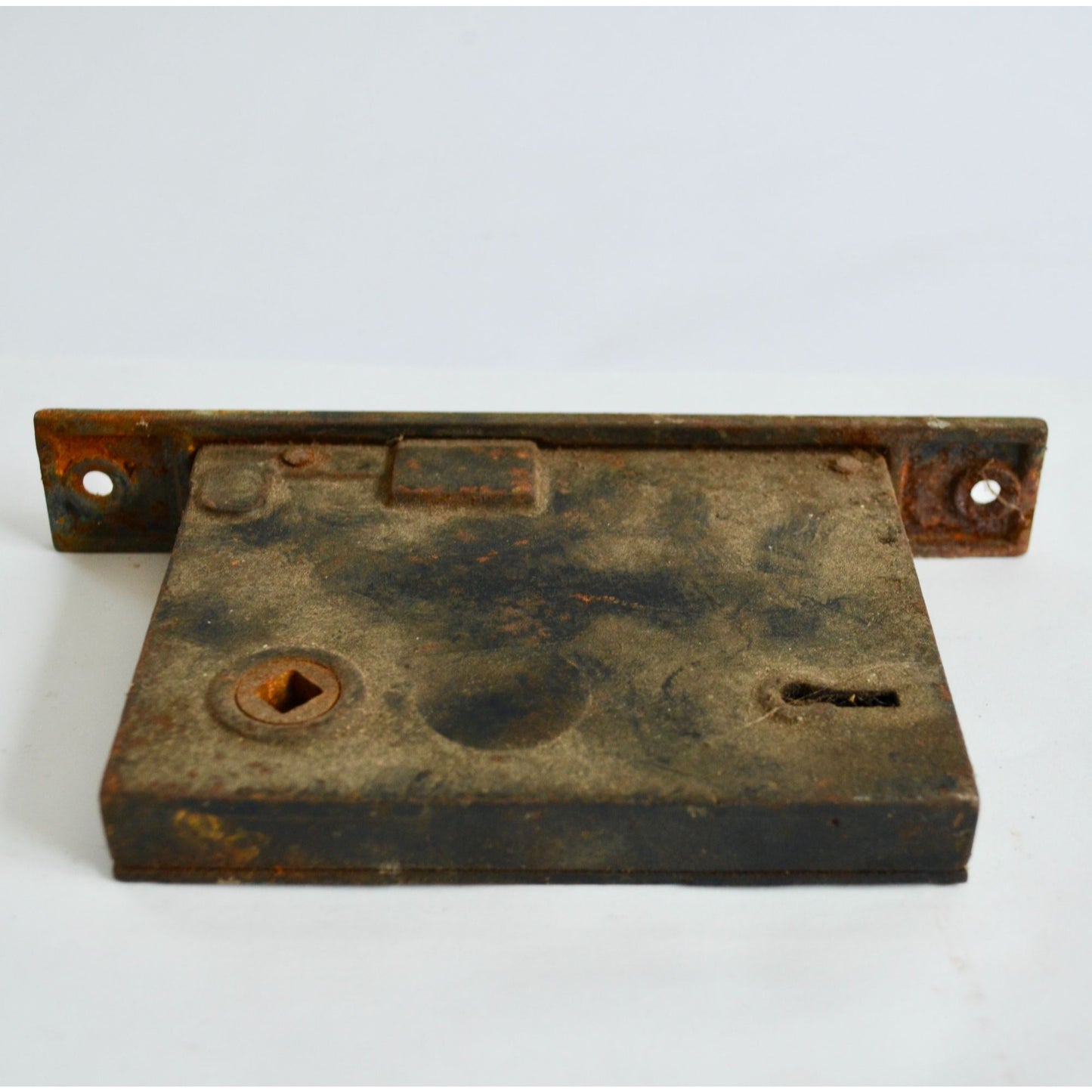 Antique Sargent & Co. Easy Spring Mortise Door Lock Cast Iron 7" Vintage NO KEY