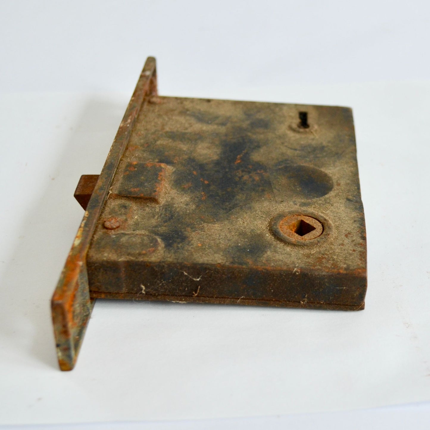 Antique Sargent & Co. Easy Spring Mortise Door Lock Cast Iron 7" Vintage NO KEY