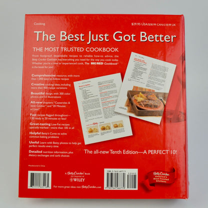 Betty Crocker Cookbook 2005 10th Edition Hardcover Spiral Bound