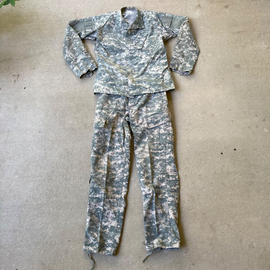 USGI ACU Blouse & Trousers SMALL-LONG Top & Bottom US Army Combat Coat Pants
