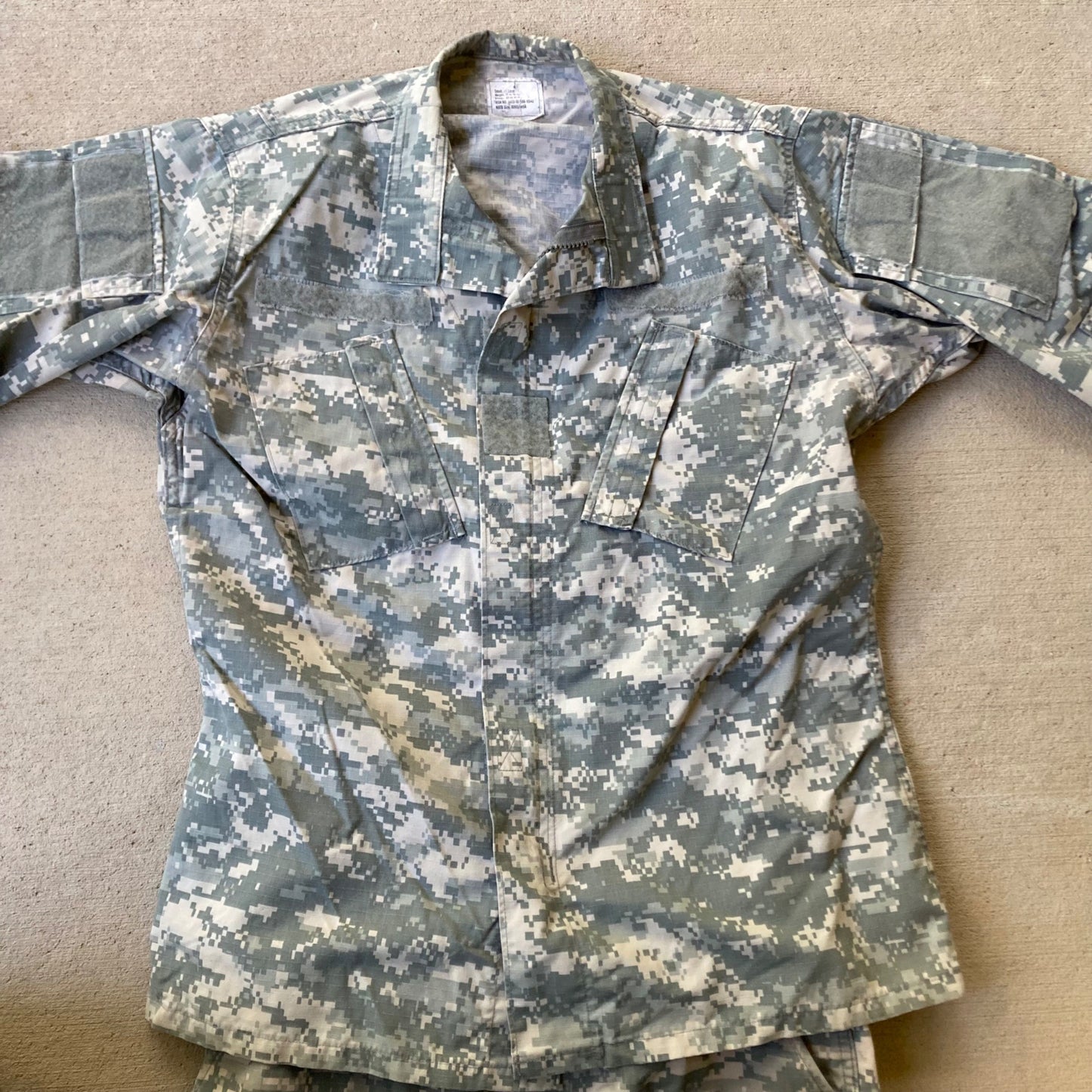 USGI ACU Blouse & Trousers SMALL-LONG Top & Bottom US Army Combat Coat Pants