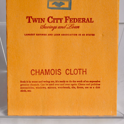 Vintage Twin City Federal Chamois Cloth Advertising