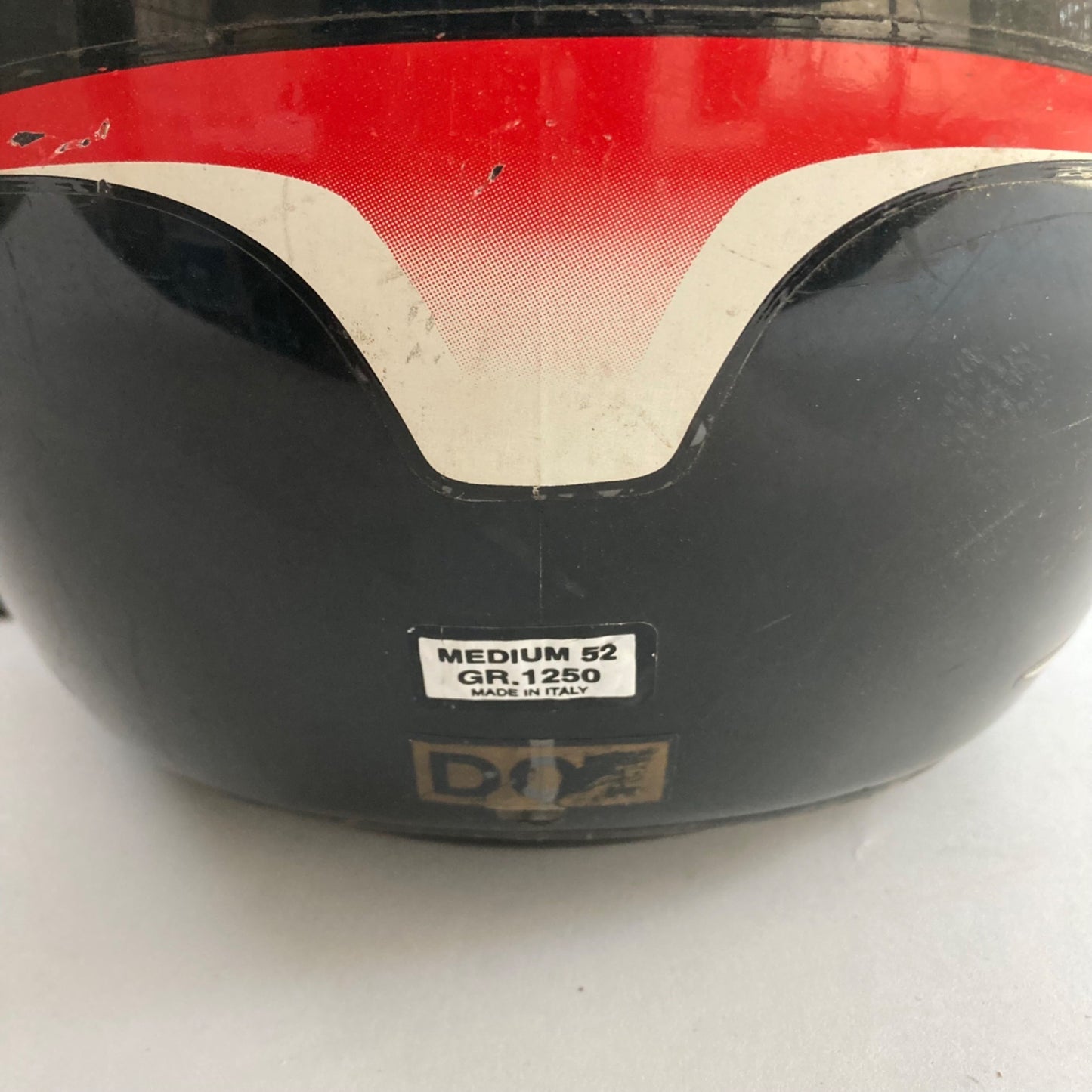 CTS Full-Face Snowmobile Motorcycle Helmet Size Medium Red/White/Black