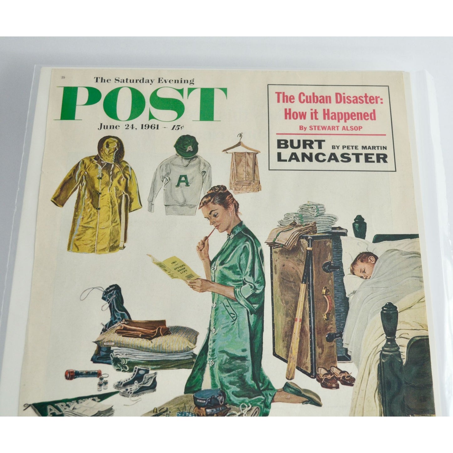 The Saturday Evening Post Magazine COVER June 24 1961