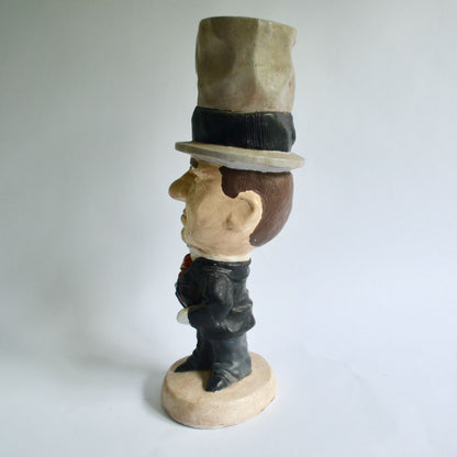 WC Fields ESCO Style 20 Handpainted Chalkware Figurine Vintage 16"