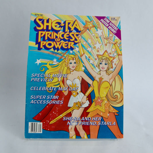 She-Ra Princess of Power Magazine Spring 1987 WITH POSTER