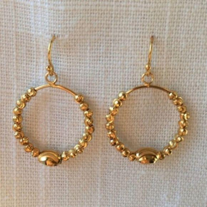 NEW Silver Plate Gold-Toned Hoop Earrings