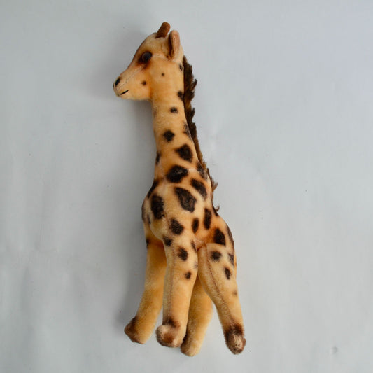 Vintage Mohair ? Giraffe Stuffed Plush Toy 14"
