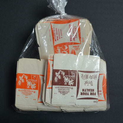 Crystal Fountain Dairy Unused NOS Whipping Cream Milk Cartons