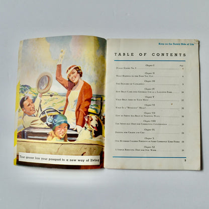1933 Kellogg's Keep on the Sunny Side of Life Booklet Vintage