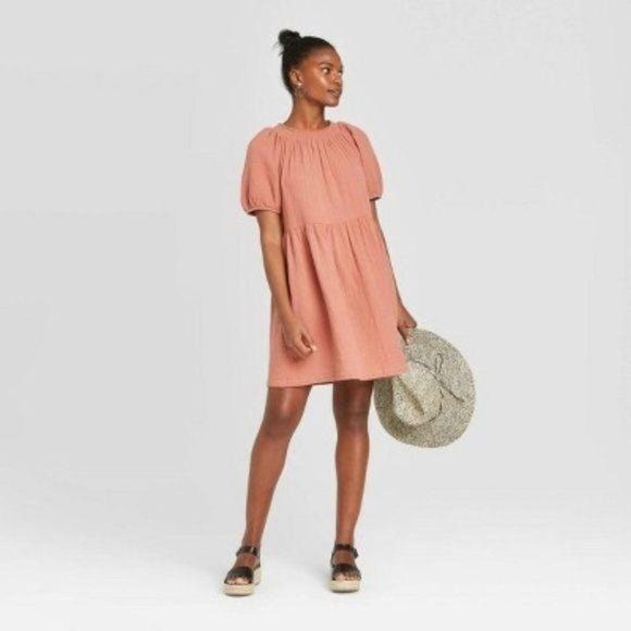 NEW Universal Thread Smocked Gauze Dress