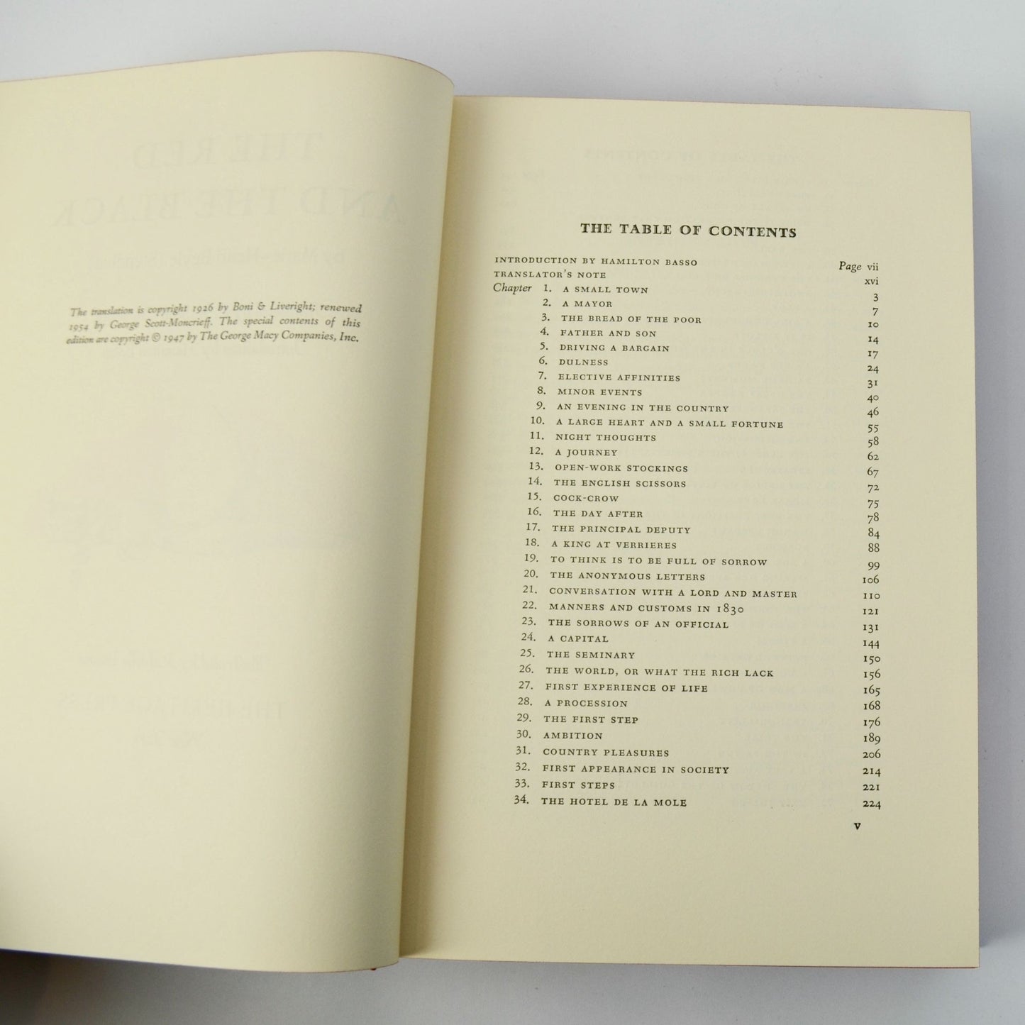 The Red and the Black Stendhal Marie-Henri Beyle Rafaello Busoni 1947 Heritage Press