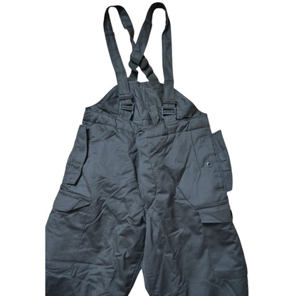 Vintage Sturm Military Insulated Trousers OD Green Bibs 1980's Made in Austria