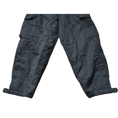 Vintage Sturm Military Insulated Trousers OD Green Bibs 1980's Made in Austria