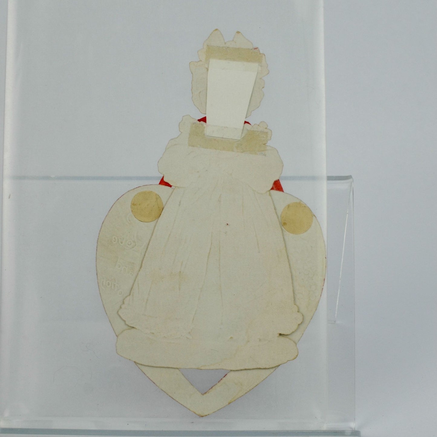 Victorian Antique With Love and Devotion Valentine Card