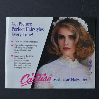 Richard Caruso Molecular Hairsetter Styling Guide Vintage Booklet
