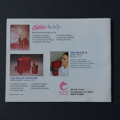 Richard Caruso Molecular Hairsetter Styling Guide Vintage Booklet