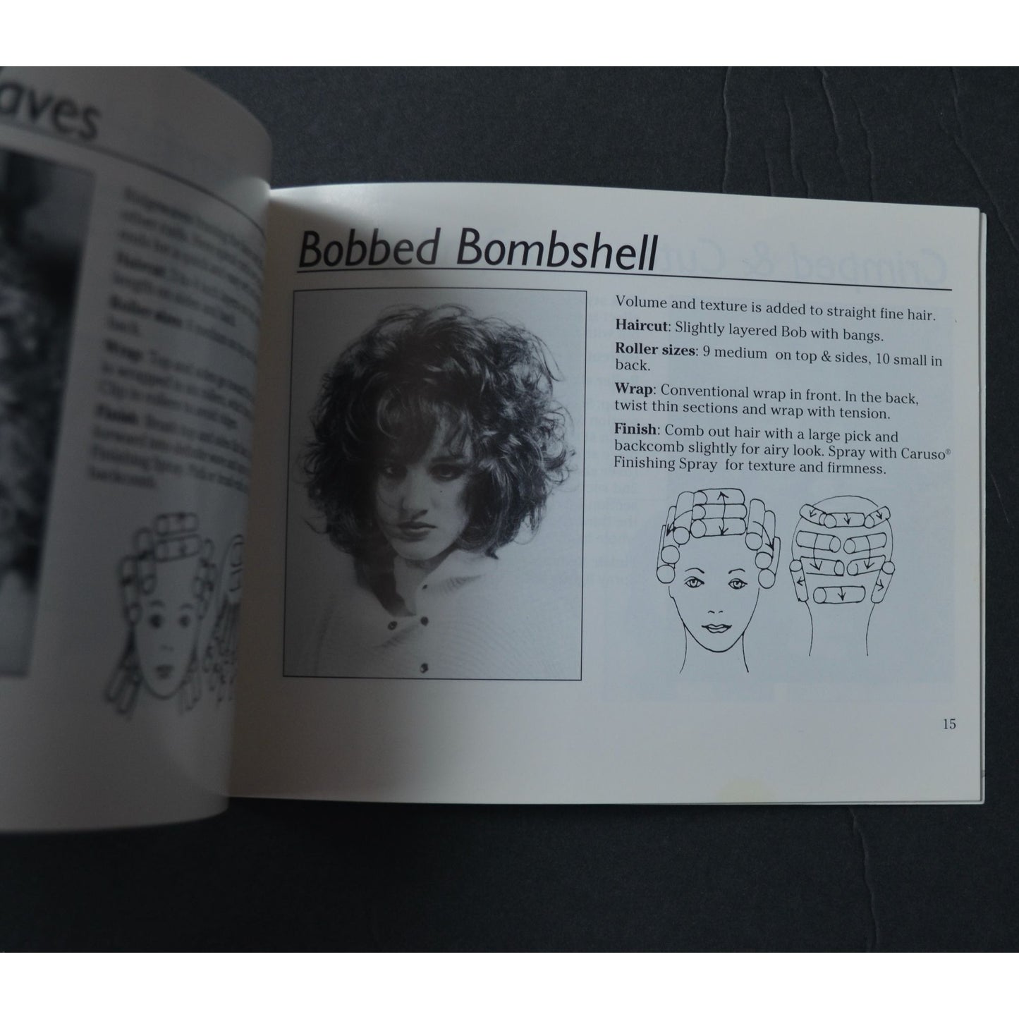 Richard Caruso Molecular Hairsetter Styling Guide Vintage Booklet