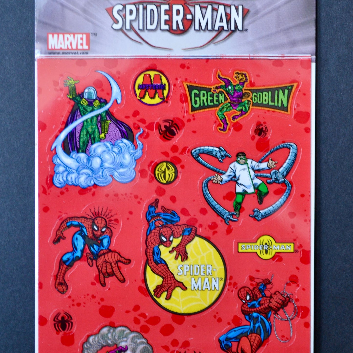 SandyLion Marvel Ultimate Spider-Man Spiderman Stickers NOS New Sealed