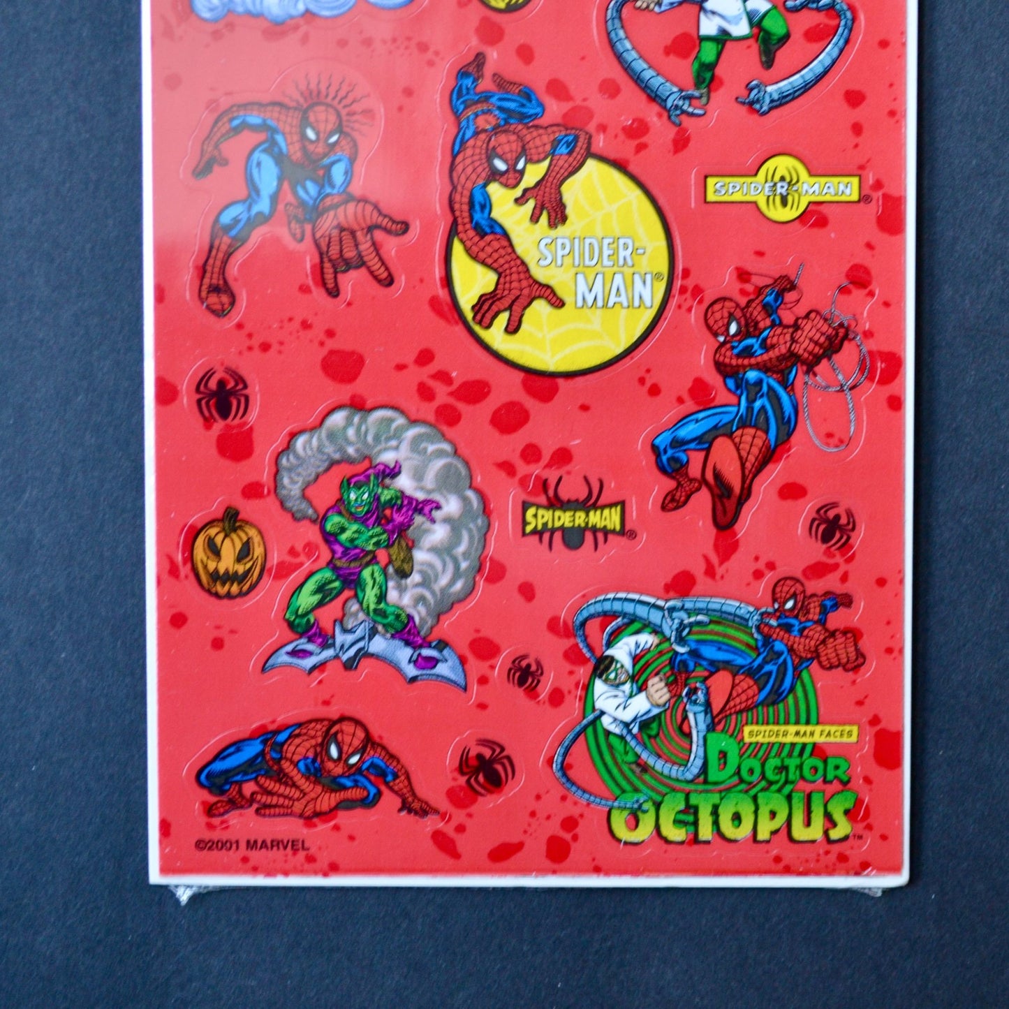 SandyLion Marvel Ultimate Spider-Man Spiderman Stickers NOS New Sealed