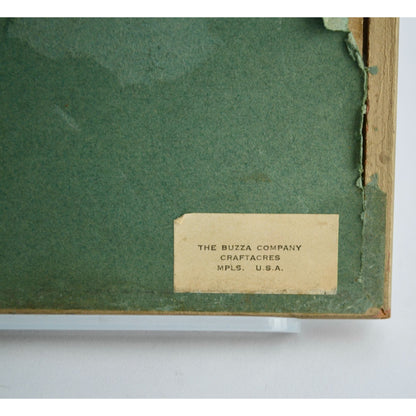 Buzza Company Craftacres Minneapolis MN Reverse Silhouette Prints Framed Lot 2