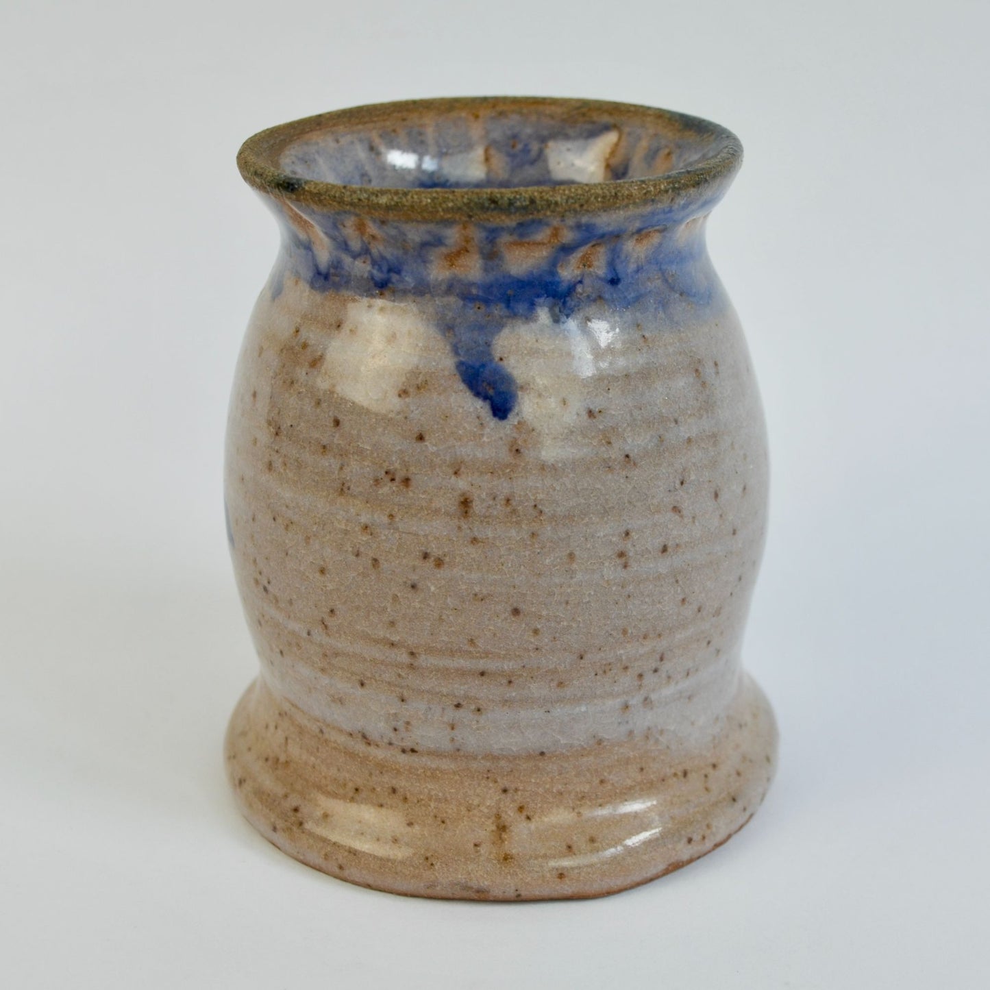Pottery Stoneware Vase Amateur ? Unsigned 4.5"