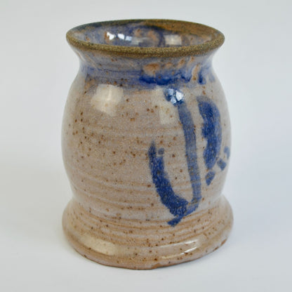 Pottery Stoneware Vase Amateur ? Unsigned 4.5"