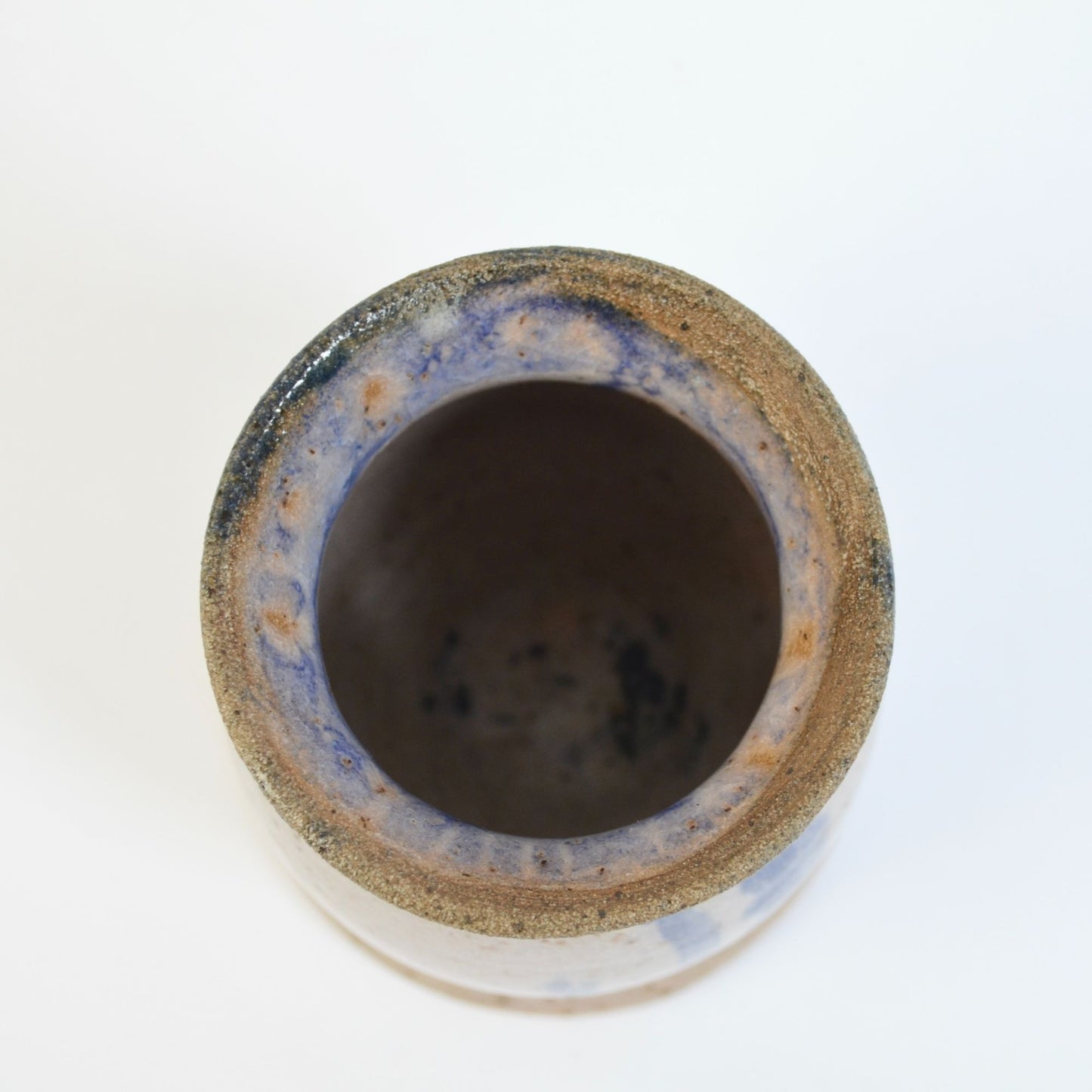 Pottery Stoneware Vase Amateur ? Unsigned 4.5"