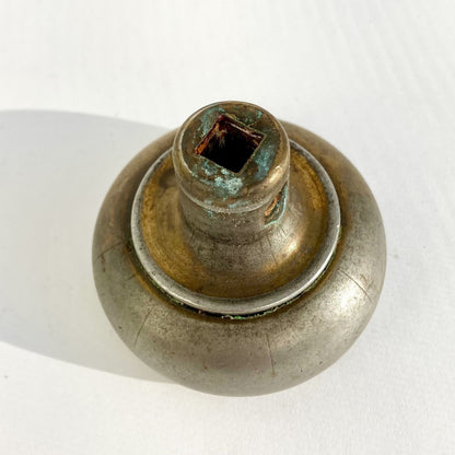 Antique Brass Door Knob Reading Hardware? 2.25" Vintage
