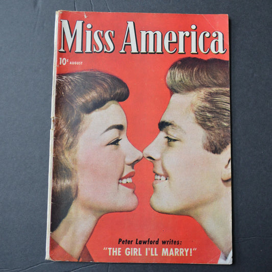 Miss America Magazine August 1944 Vintage