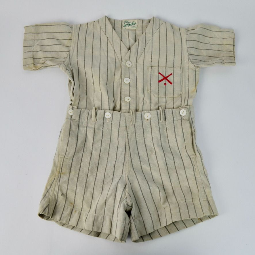 Jack Tar Togs Baseball Uniform Shorts Shirt Children's Vintage