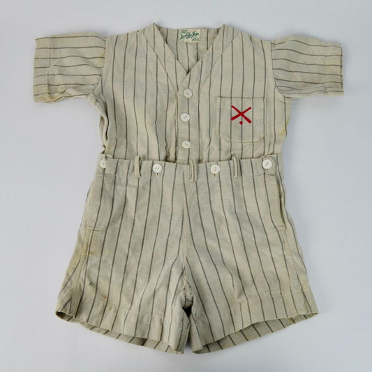 Jack Tar Togs Baseball Uniform Shorts Shirt Children's Vintage